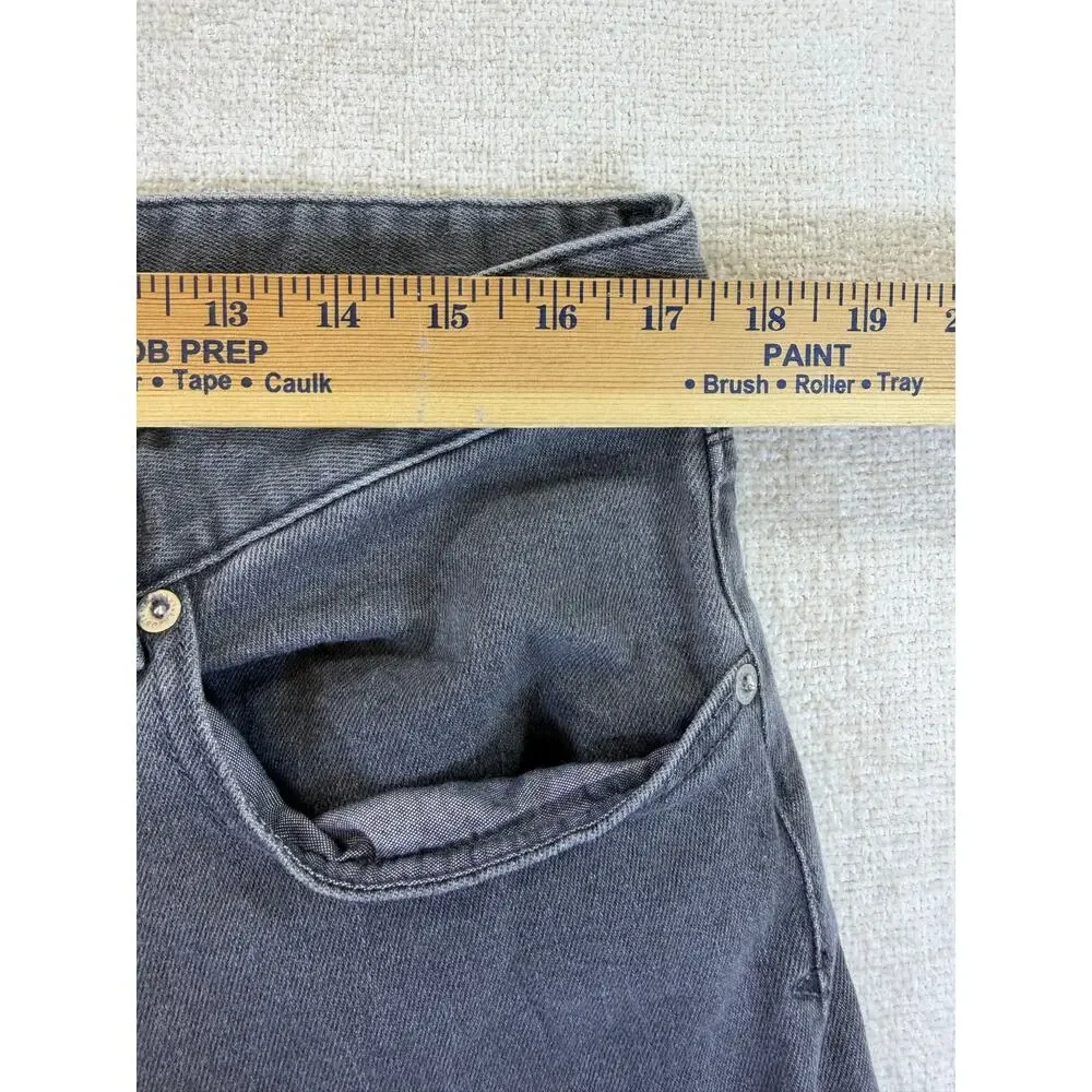 Lacoste Men's Gray 38x34 Slim Fit Straight Leg Denim Jeans Casual Designer Pants